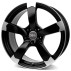 Диск DBV Torino II Matt Black Front Polished R18 W8.0 PCD5x112 ET48 DIA66.6