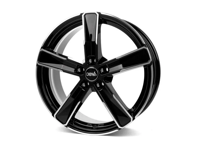 Диск DBV 5SP 004 Black Front Polish R15 W6.0 PCD5x105 ET37 DIA56.6