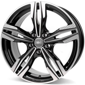Диск DBV Vienna Black Front Polish R18 W8.0 PCD5x112 ET30 DIA74.1