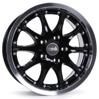 Диск DBV Australia Black Front Polish R15 W7.0 PCD5x114.3 ET40 DIA74.1