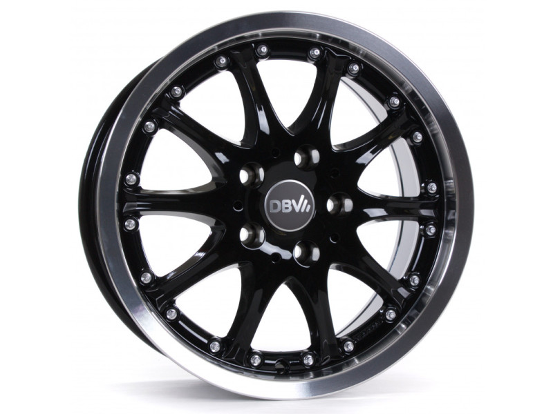 Диск DBV Australia Black Front Polish R15 W7.0 PCD5x114.3 ET40 DIA74.1