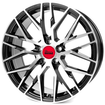 Диск MAM RS4 Black Front Polished R20 W8.5 PCD5x108 ET45 DIA72.6