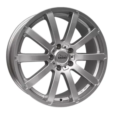 Диск MAM W3 Silver Painted R18 W8.0 PCD5x105 ET40 DIA56.6