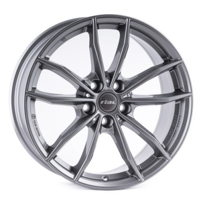 Диск Rial X12 Metal Grey R18 W7.5 PCD5x112 ET46 DIA57.1