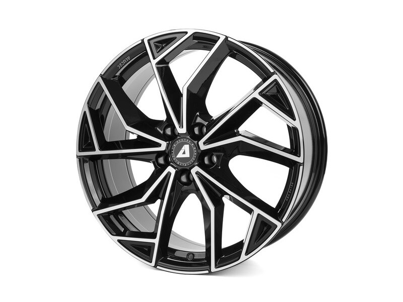 Диск Alutec ADX.02 Diamond Black Front Polished R18 W7.5 PCD5x108 ET48 DIA63.4