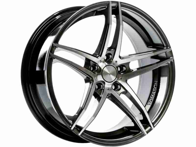 Диск Tomason TN12 Dark Hyperblack polished R19 W8.5 PCD5x112 ET45 DIA66.5