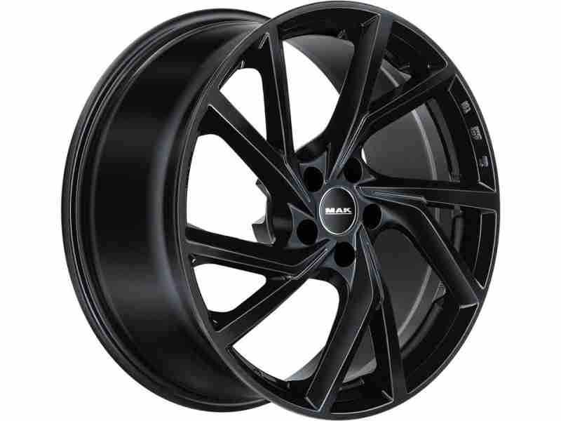 Диск Mak Kassel Gloss Black R18 W8.0 PCD5x112 ET43 DIA57.1