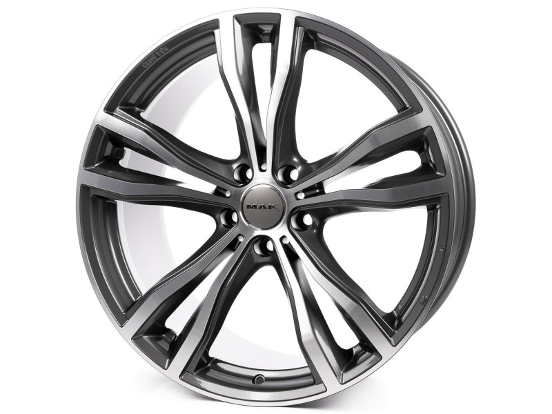 Диск Mak X-Mode Gun Met-Mirror Face R19 W9.0 PCD5x120 ET37 DIA74.1