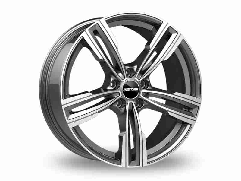 Диск GMP Italia Reven Anthracite Front Polished R19 W8.0 PCD5x120 ET40 DIA64.1