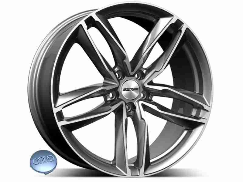 Диск GMP Italia Atom Anthracite Front Polished R18 W8.0 PCD5x112 ET45 DIA66.5