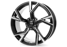 Диск Platin P100 Black Front Polished R20 W9.0 PCD5x112 ET25 DIA66.5