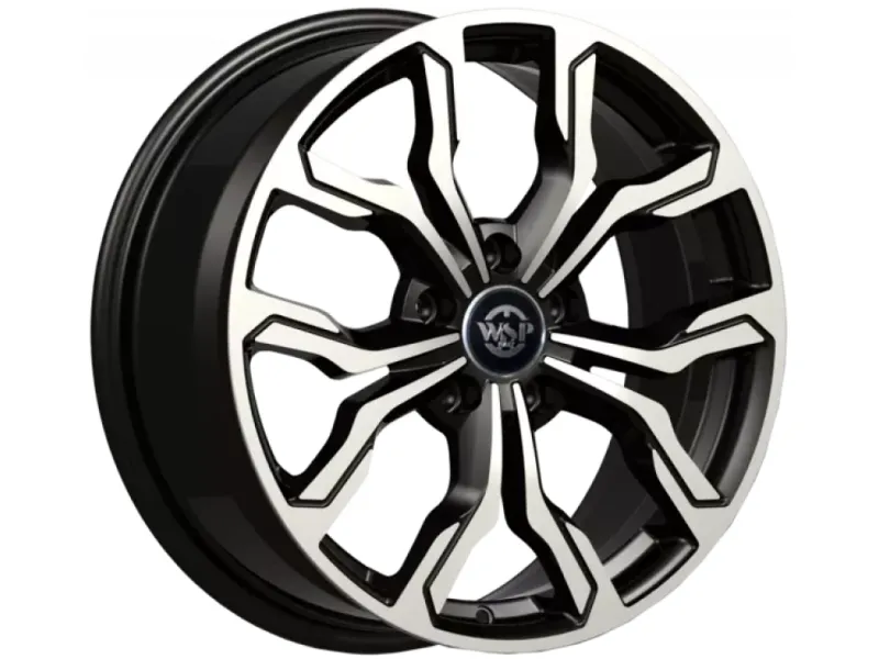 Диск WSP Italy (WD002) New York Glossy Black Polished R18 W8.0 PCD5x112 ET40 DIA66.6