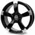 Диск DBV Torino II Matt Black Front Polished R17 W7.5 PCD5x100 ET35 DIA63.3