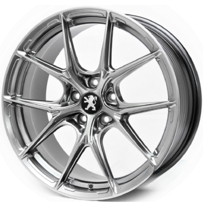 Диск Replica Peugeot FF-47 W8.0 R18 PCD5x108 ET38 DIA73.1 Hyper Black