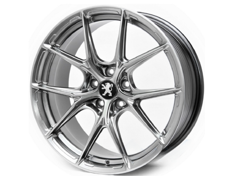 Диск Replica Peugeot FF-47 W8.0 R18 PCD5x108 ET38 DIA73.1 Hyper Black