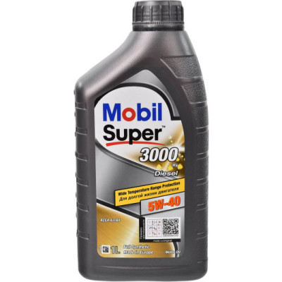 Олива MOBIL SUPER 3000 Diesel 5W-40 (1л)