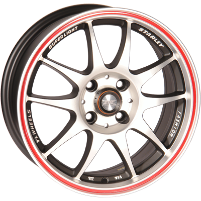 Диск Zorat Wheels 346 RL BLK-X/M R13 W5.5 PCD4x98 ET20 DIA58.6