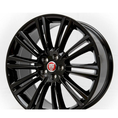 Диск Replica Jaguar RX525 Gloss Black R20 W9.0 PCD5x108 ET49 DIA63.4
