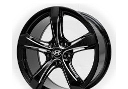 Диск Replica Hyundai KS09 Gloss Black + Milling Spoke R18 W8.0 PCD5x114.3 ET35 DIA73.1
