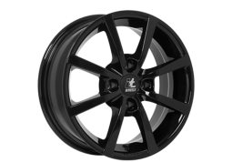 Диск itWheels  Alisia Gloss Black W6.5 R17 PCD4x108 ET37 DIA63.4