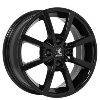 Диск itWheels  Alisia Gloss Black W6.5 R17 PCD4x108 ET37 DIA63.4
