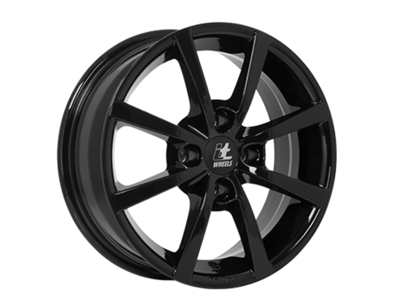 Диск itWheels  Alisia Gloss Black W6.5 R17 PCD4x108 ET37 DIA63.4