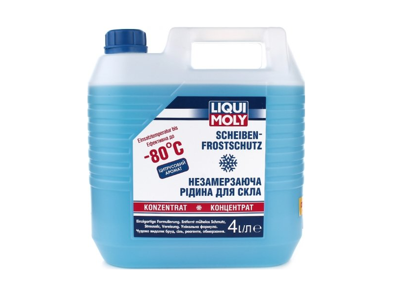 Омивач скла зимовий LIQUI MOLY Scheibenfrostschutz Konzentrat -80°С 8839 4л