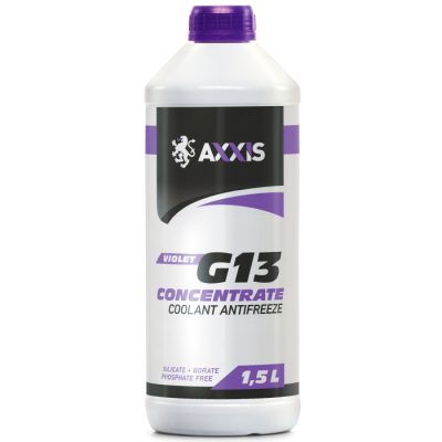 Антифриз AXXIS VIOLET-PURPLE концентрат G13 -80 °C 1.5 л (AX-2088)