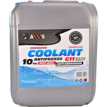 Антифриз AXXIS BLUE G11 Сoolant (синий) 10кг (AX-2012)