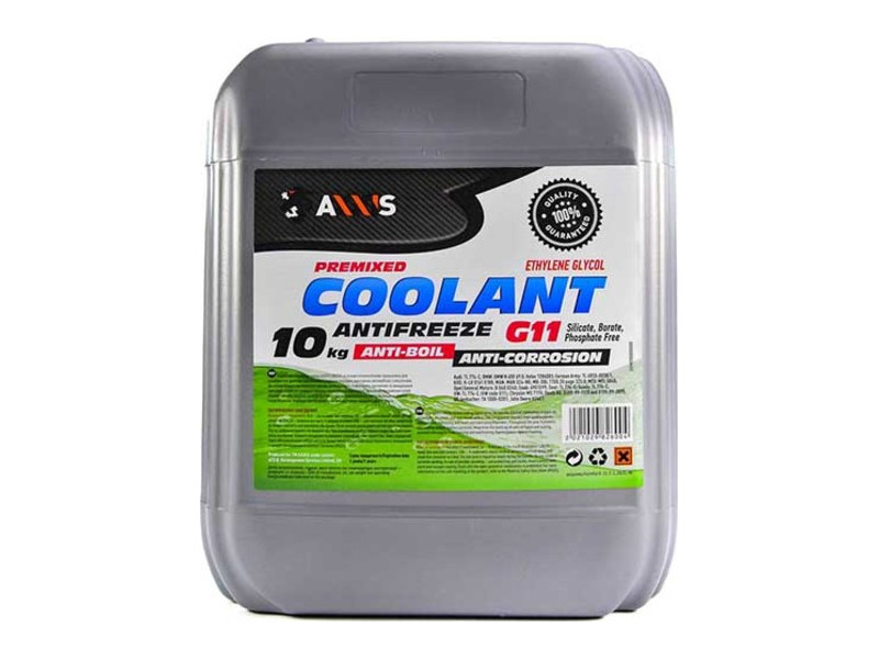 Антифриз AXXIS GREEN G11 Сoolant (зелений) 10кг (AX-2006)