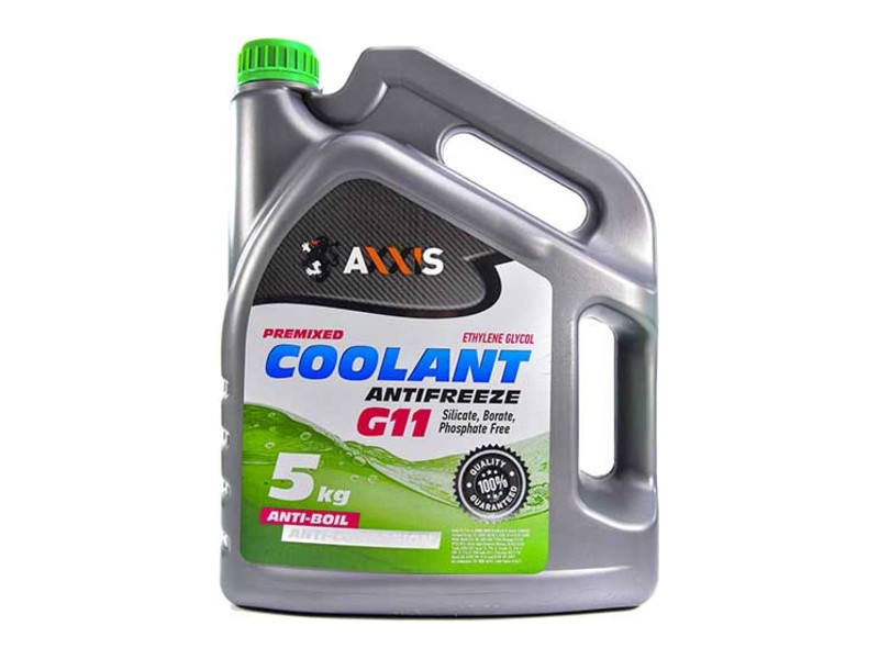 Антифриз AXXIS GREEN G11 Сoolant (зелений) 5кг (AX-2005)