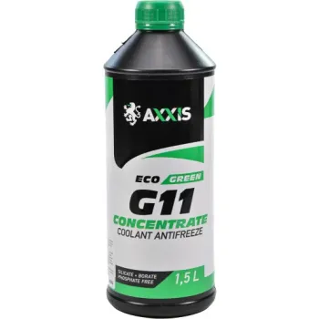 Антифриз AXXIS ECO-80C GREEN G11 концентрат 1.5 кг (AX-P999-G11Gr ECO1.5)