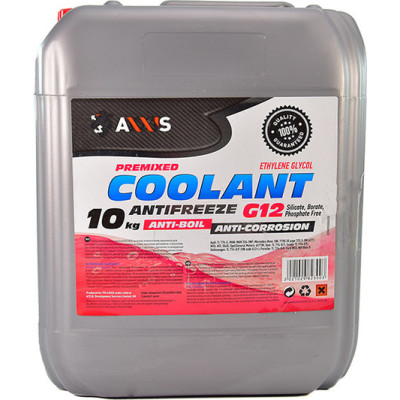 Антифриз AXXIS RED G12 Сoolant (червоний) 10кг (AX-2003)