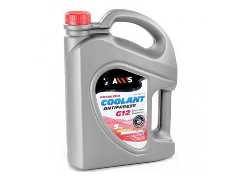 Антифриз AXXIS RED G12 Сoolant (красный) 5кг (AX-2002)