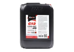 Антифриз AXXIS RED G12 Сoolant Ready-Mix -35 ° C (червоний) 10кг (AX-P999-G12R RDM10)