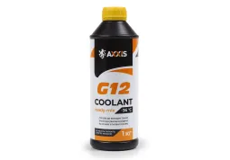 Антифриз AXXIS YELLOW G12 Сoolant Ready-Mix -36°C (жовтий) 1кг (AX-P999-G11Ye RDM1)
