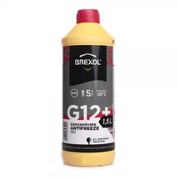 Антифриз BREXOL RED Concentrate G12+ (-80 С) 1.5L (antf-026)