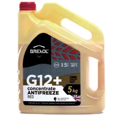 Антифриз BREXOL RED Concentrate G12+ (-80 С) 5kg (antf-027)
