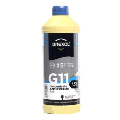 Антифриз BREXOL BLUE Concentrate G11 (-80 С) 1.5L (antf-032)