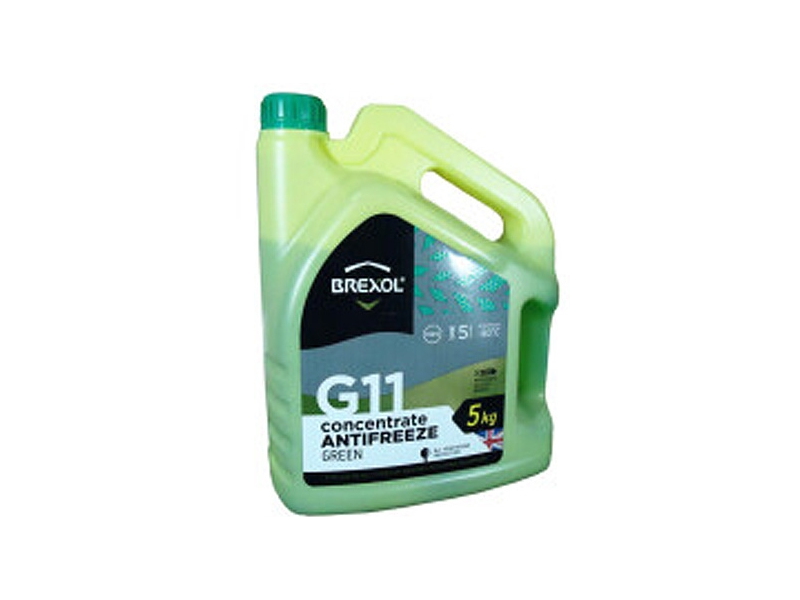 Антифриз BREXOL GREEN G11 Antifreeze (зелений) 5kg (antf-015)