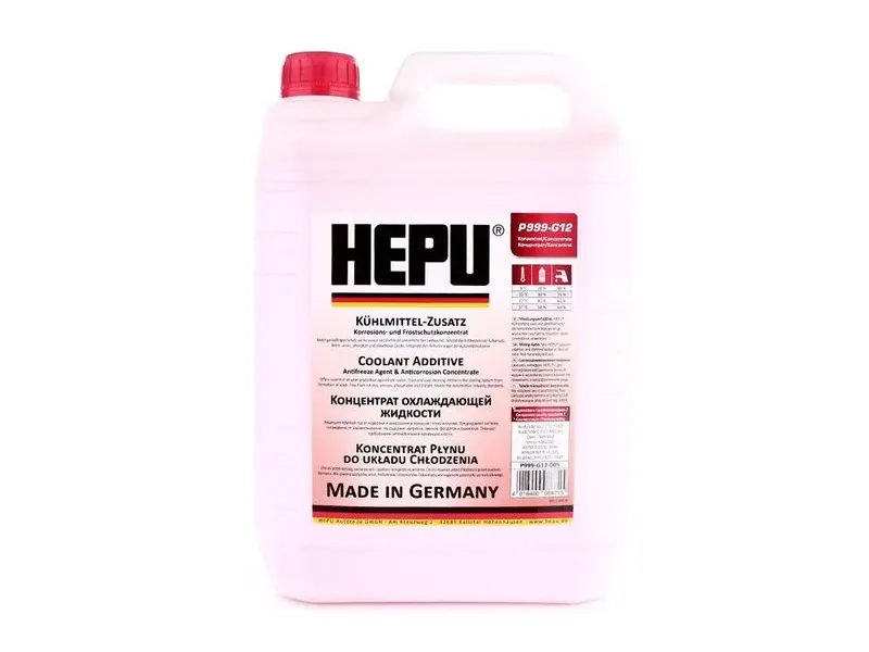 Антифриз Hepu RED G12 концентрат 5л (P999-G12-005)