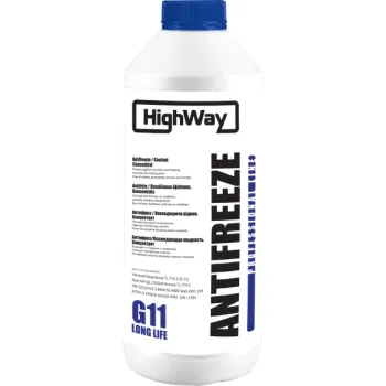 Антифриз HIGHWAY ANTIFREEZE G11 концентрат синий 1.5л (10026)