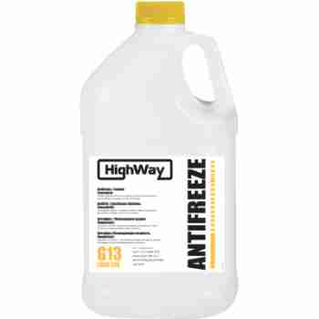 Антифриз HIGHWAY ANTIFREEZE G13 концентрат жовтий 3.78л (10111)