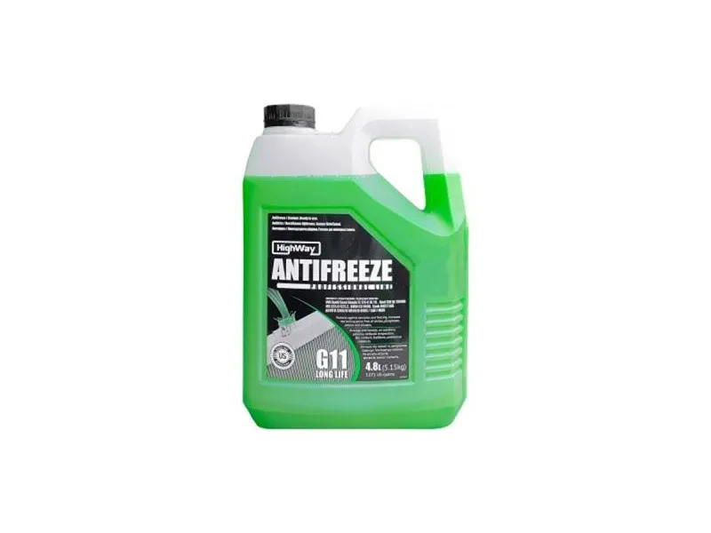 Антифриз HIGHWAY ANTIFREEZE-40 LONG LIFE G11 (зелений) 4.8л (10126)