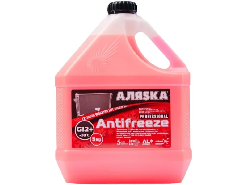 Антифриз АЛЯSКА ANTIFREEZE-30 (красный) 5кг (9005)