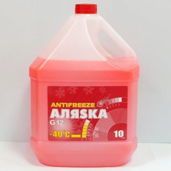 Антифриз АЛЯSКА ANTIFREEZE-40 (красный) 10л/9.83кг (5528)