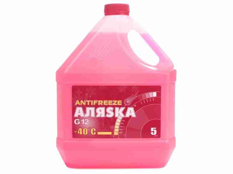 Антифриз АЛЯSКА ANTIFREEZE-40 (червоний) 5л/4.9 кг (5527)
