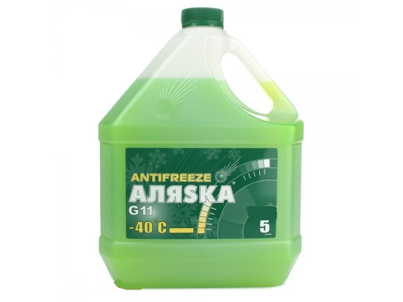 Антифриз АЛЯSКА ANTIFREEZE-40 (зеленый) 5л/4.9 кг (5062)