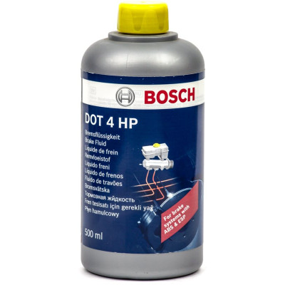 Тормозная жидкость BOSCH DOT4 HP (0.5л)  (1 987 479 112)
