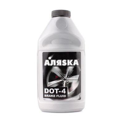 Гальмівна рідина АЛЯSКА DOT4 (срібло) 390г (5437)